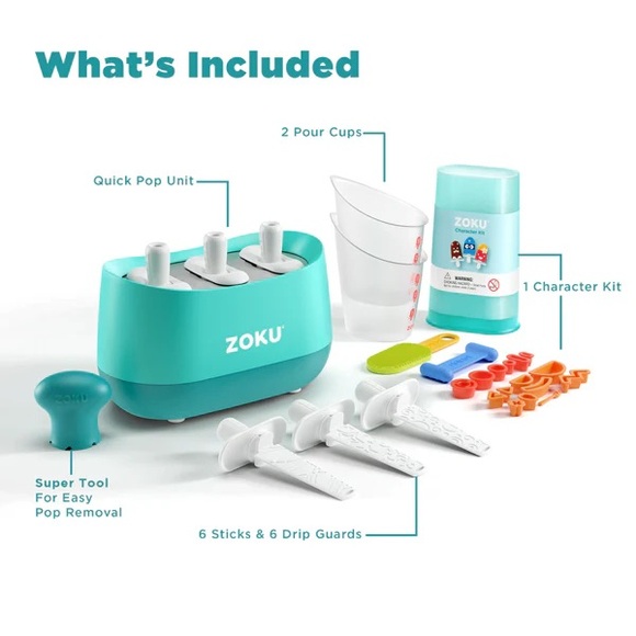 ZOKU Quick Popsicle Maker NIB - Picture 6 of 11